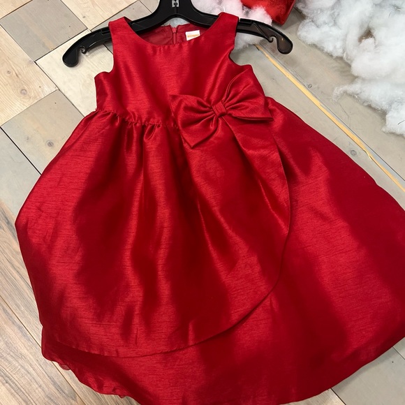 ❤️ Beautiful 😍 Kids/Girls/Youth formal Dress Gymboree Christmas size 6 Dark Red - Picture 1 of 9